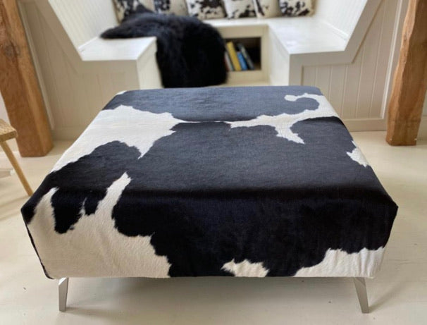 'Coumeenole' Cowhide Ottoman