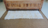 Lambskin rectangular rug
