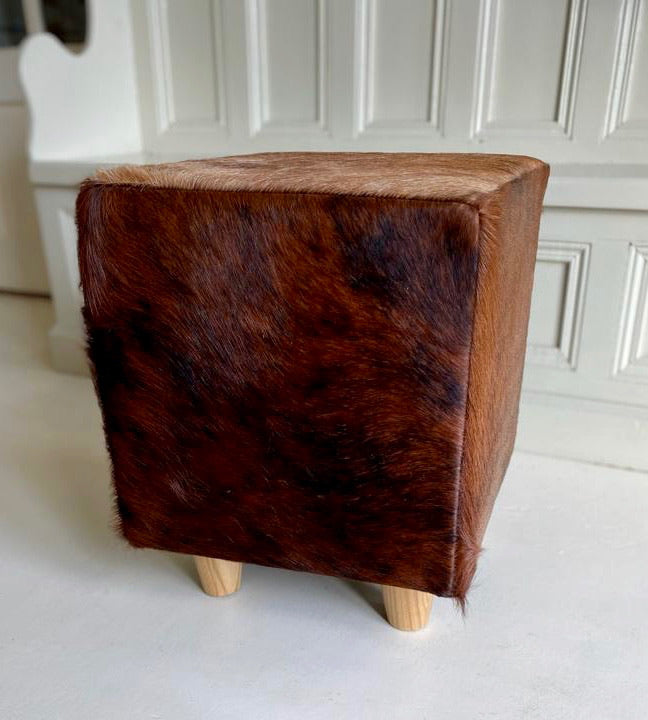 ‘Boffin’ Cowhide Footstool in a few different colours