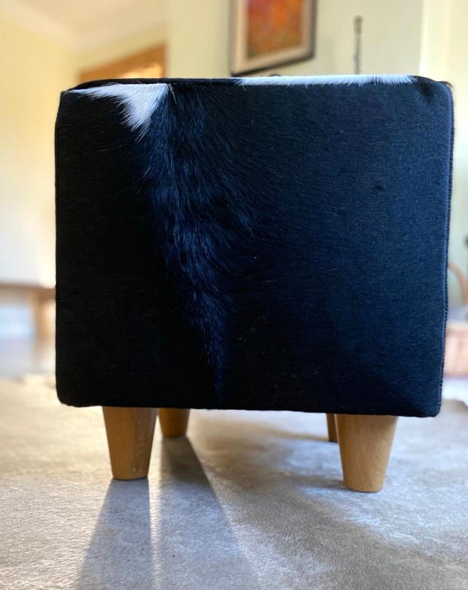 ‘Boffin’ Cowhide Footstool in a few different colours