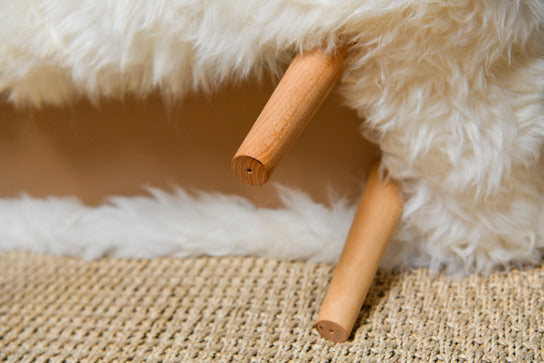 ‘Keeper Hill’ Sheepskin Ottoman