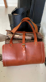 Leather Wood Carrier