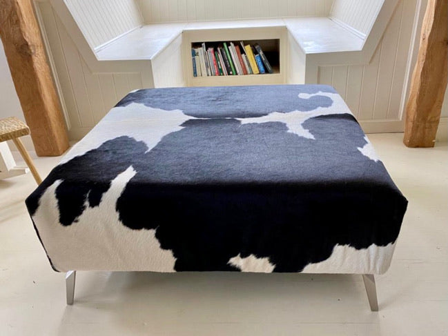 'Coumeenole' Cowhide Ottoman