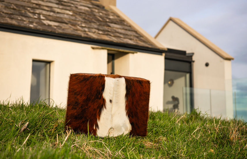 ‘Boffin’ Cowhide Footstool in a few different colours