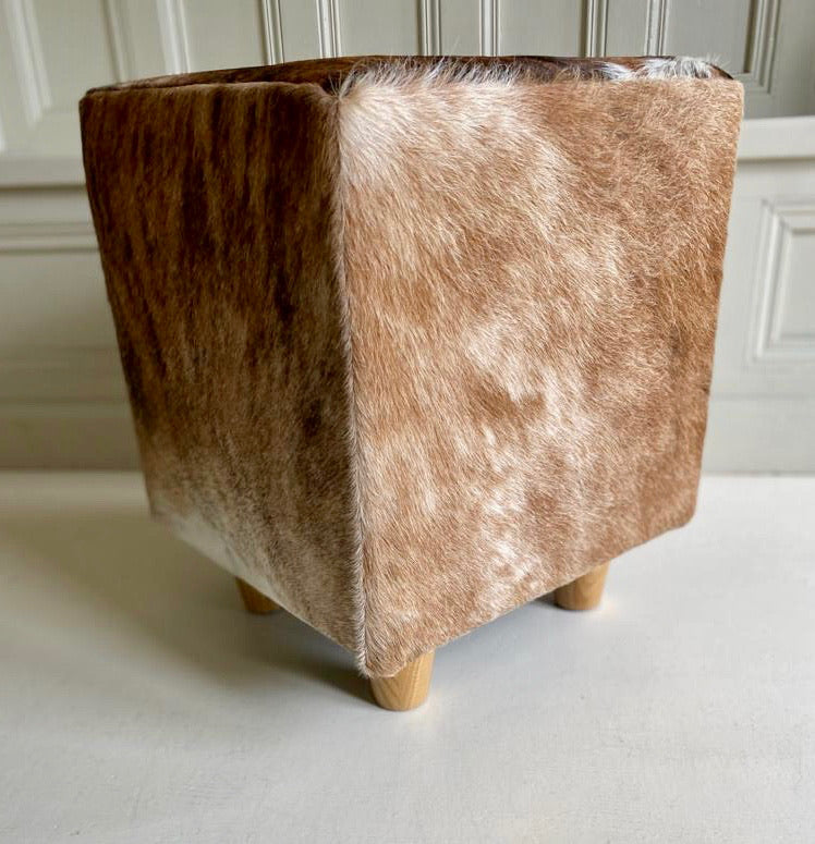 ‘Boffin’ Cowhide Footstool in a few different colours