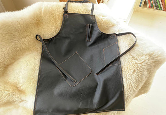 irish leather aprons