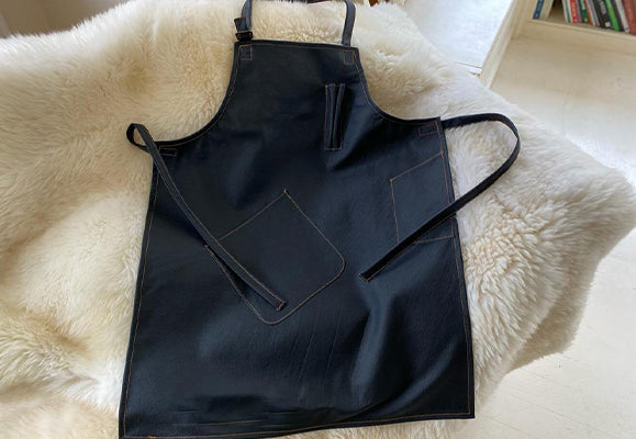 irish leather aprons