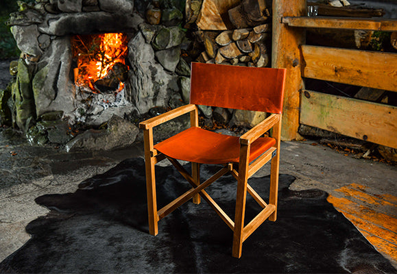 tan leather chair