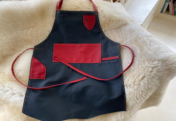 irish leather aprons