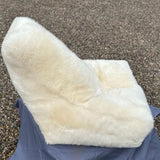 ‘Bere Island’ Natural White Lambskin Bean Bag *New*