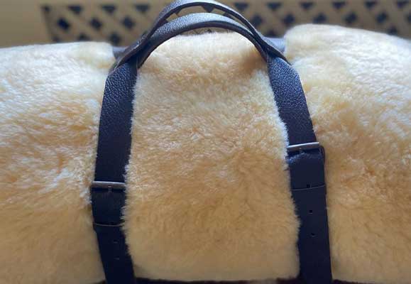 sheepskin holder