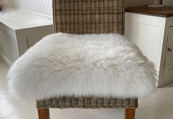 sheepskin seat pad